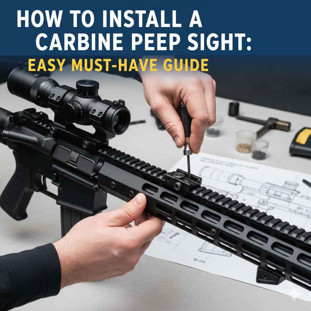 How Do You Put a Peep Sight on a Carbine