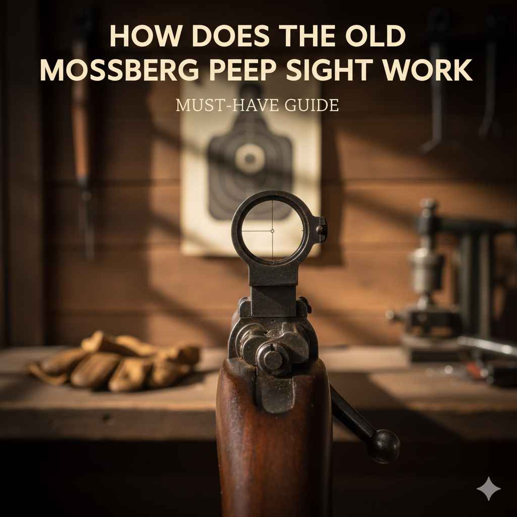 How Does the Old Mossberg Peep Sights Work