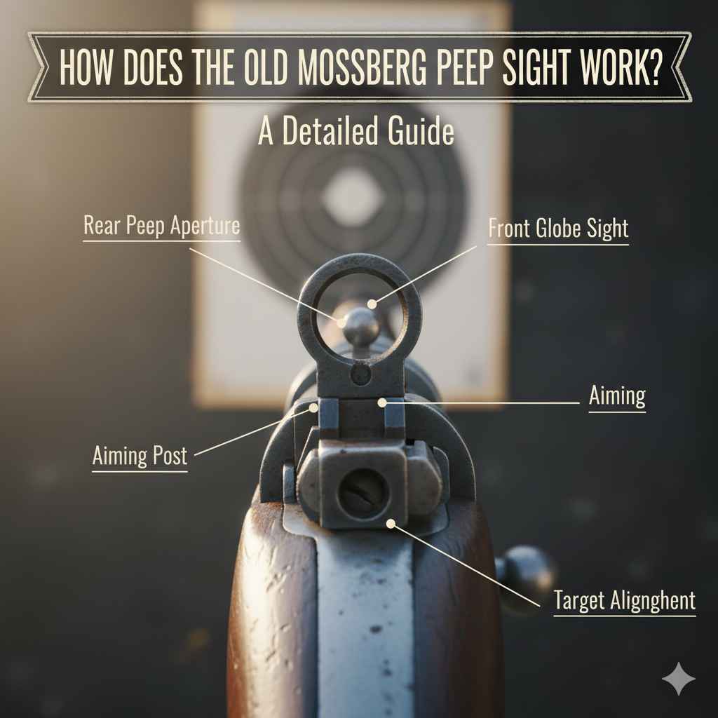 How Does the Old Mossberg Peep Sights Work