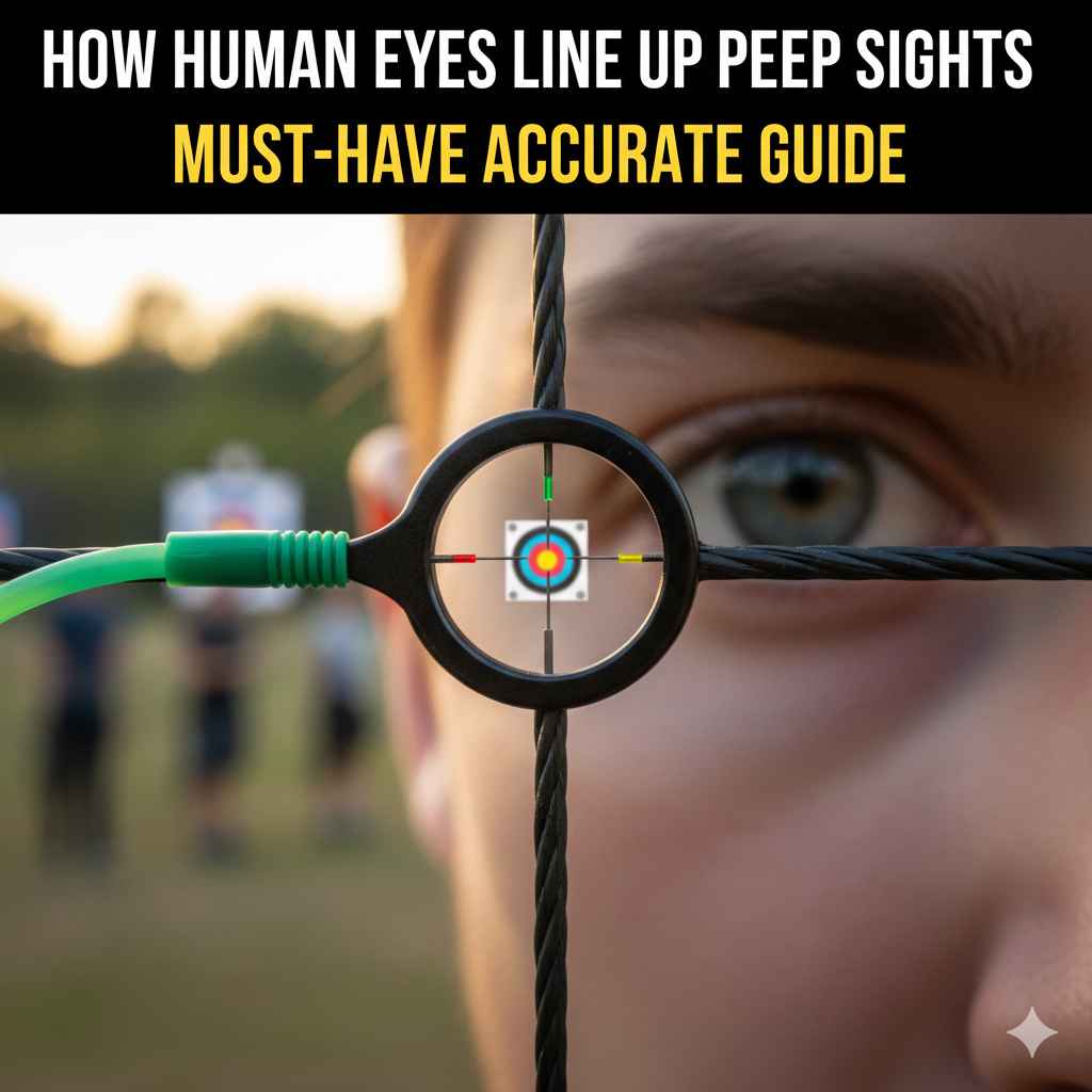 How Human Eyes Line Up Peep Sights
