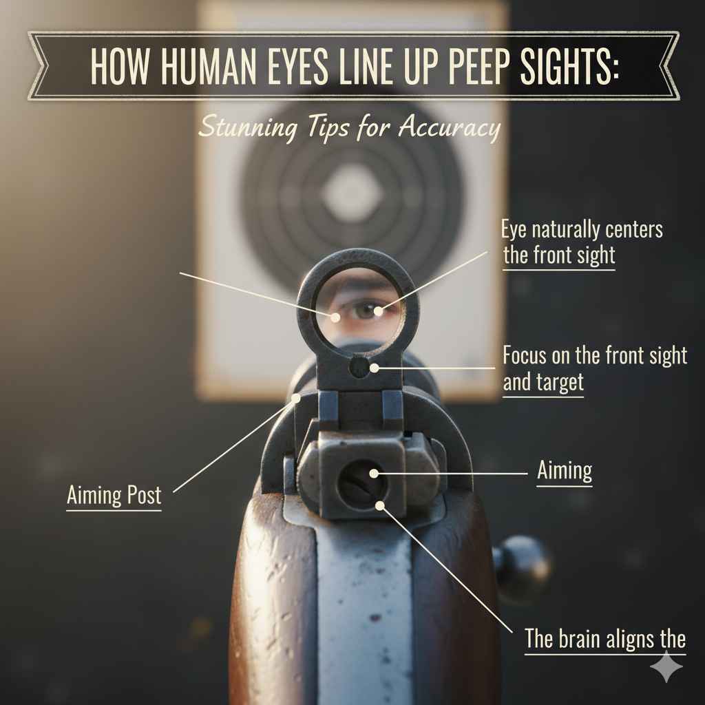 How Human Eyes Line Up Peep Sights