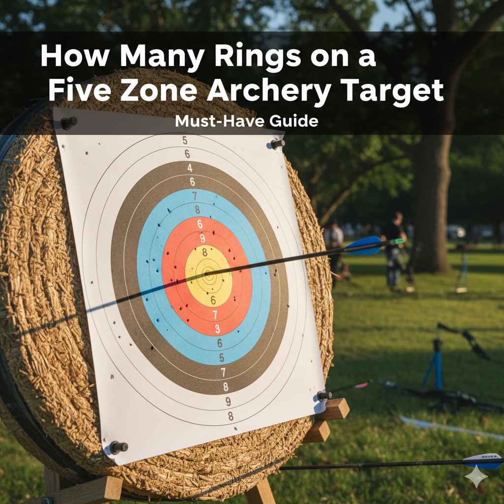 How Many Rings on a Five Zone Archery Target