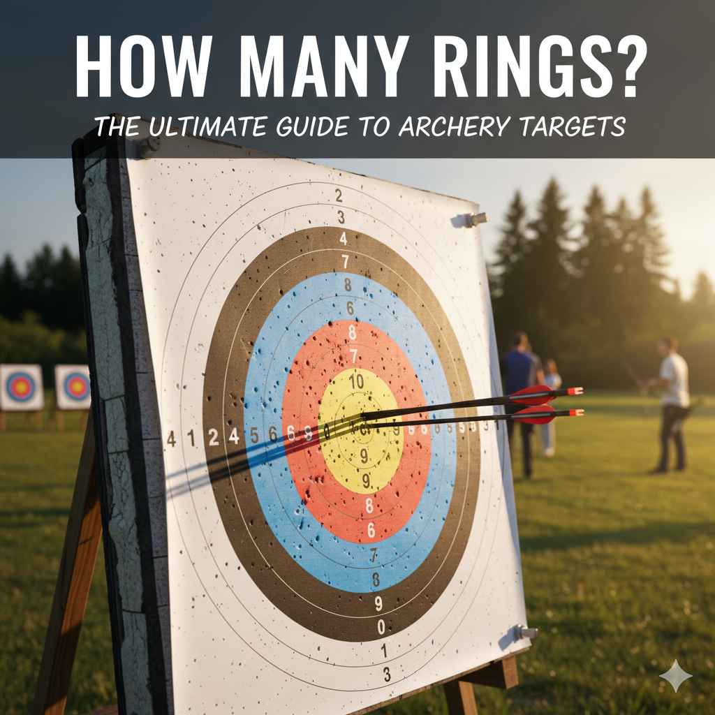 How Many Rings on an Archery Target