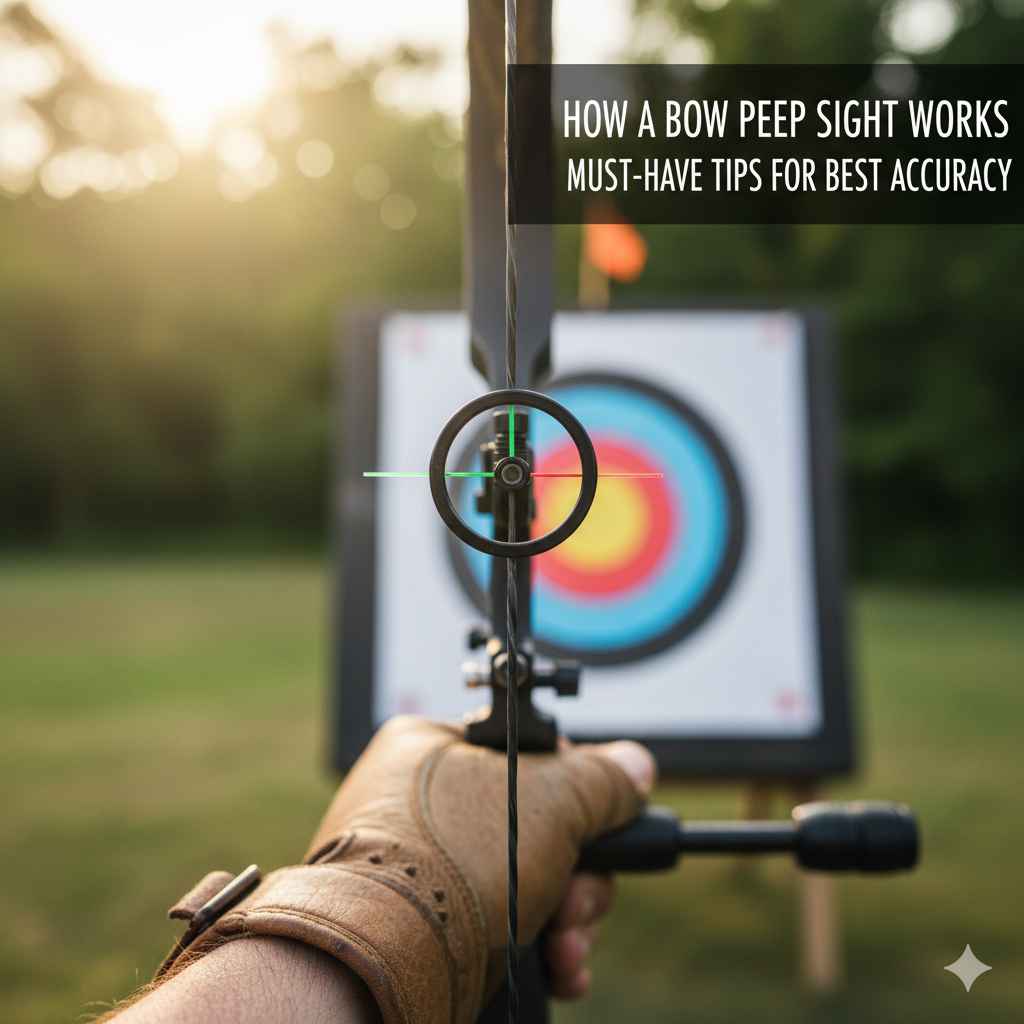 How a Bow Peep Sight Works