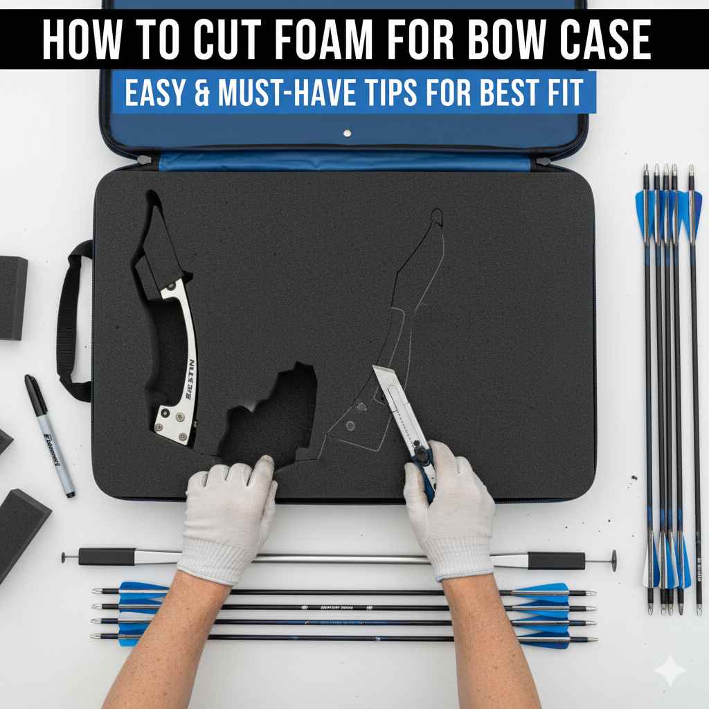 How to Cut Foam for Bow Case Easy & Must-Have