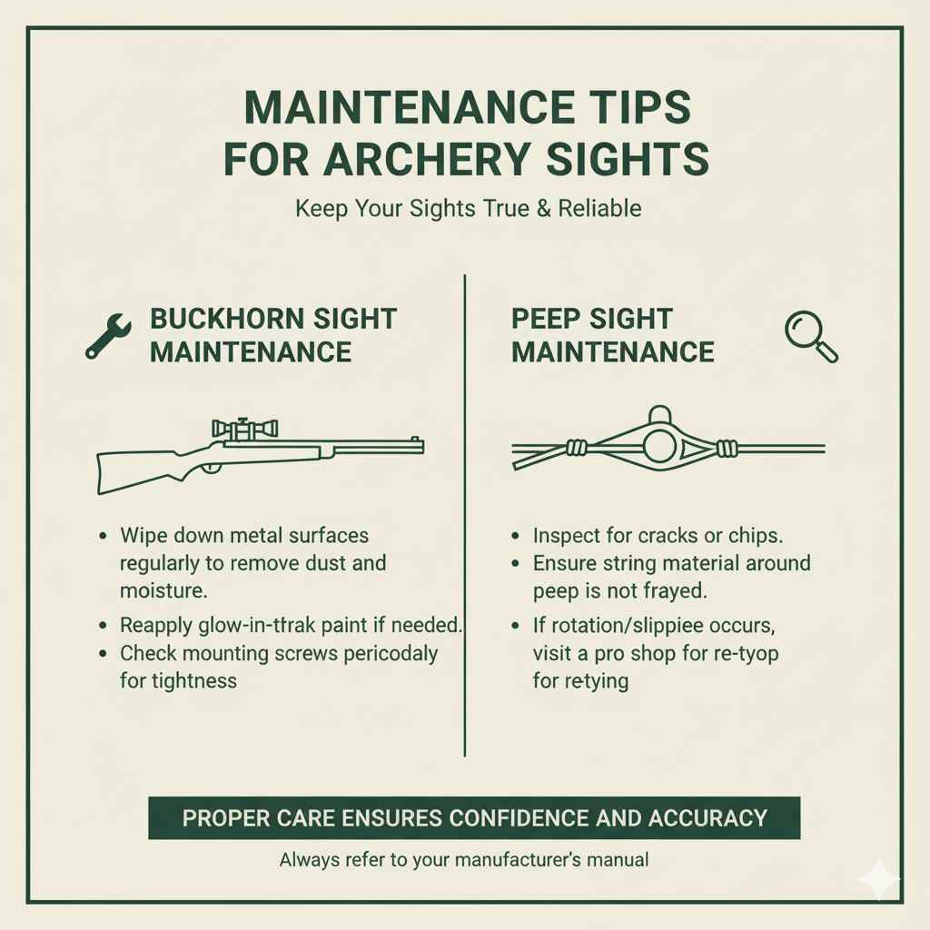 Maintenance Tips for Both Sight Types