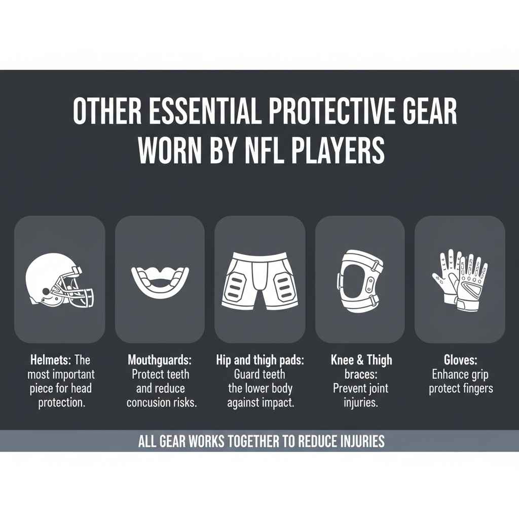 Other Essential Protective Gear Worn by NFL Players