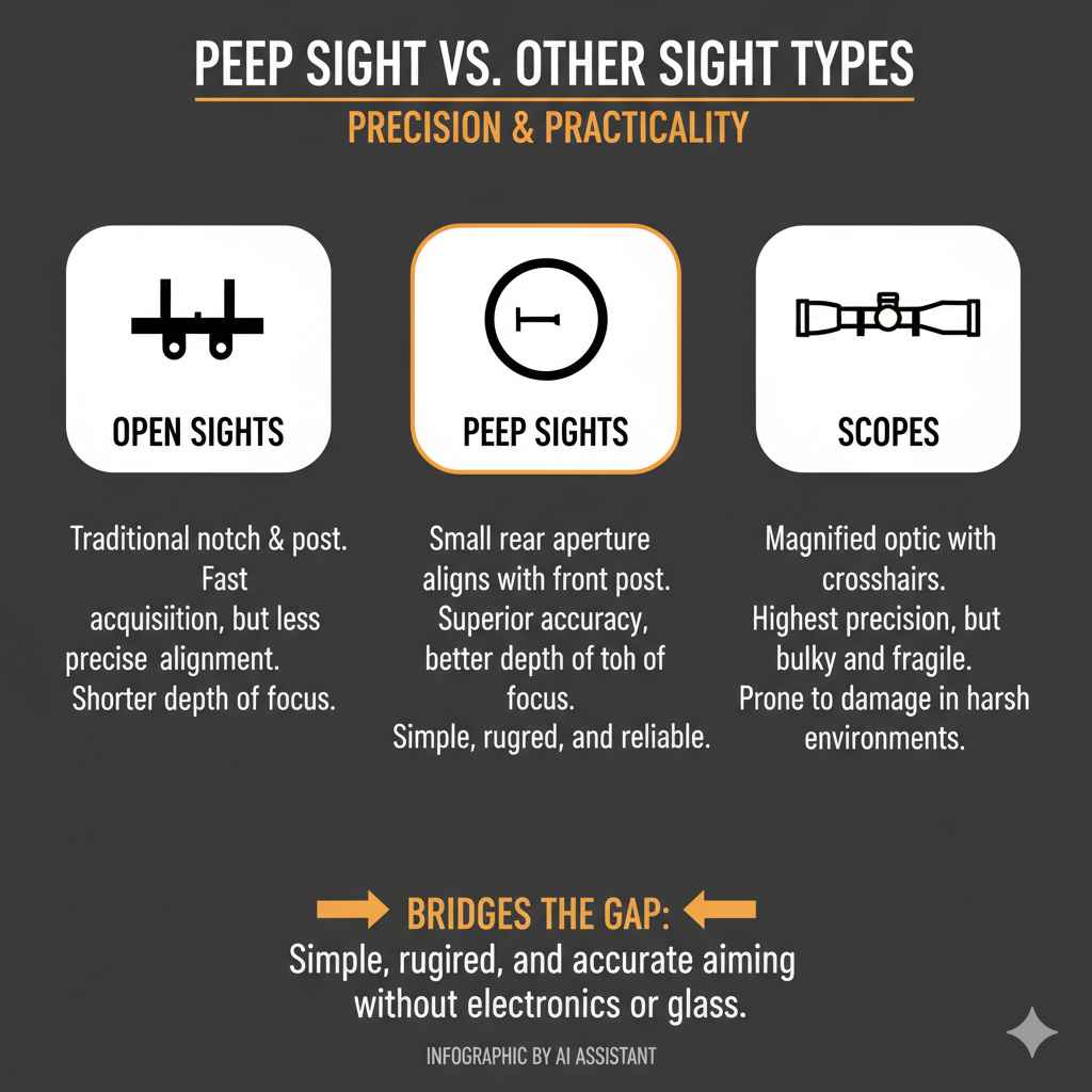 Peep Sight vs. Other Sight Types