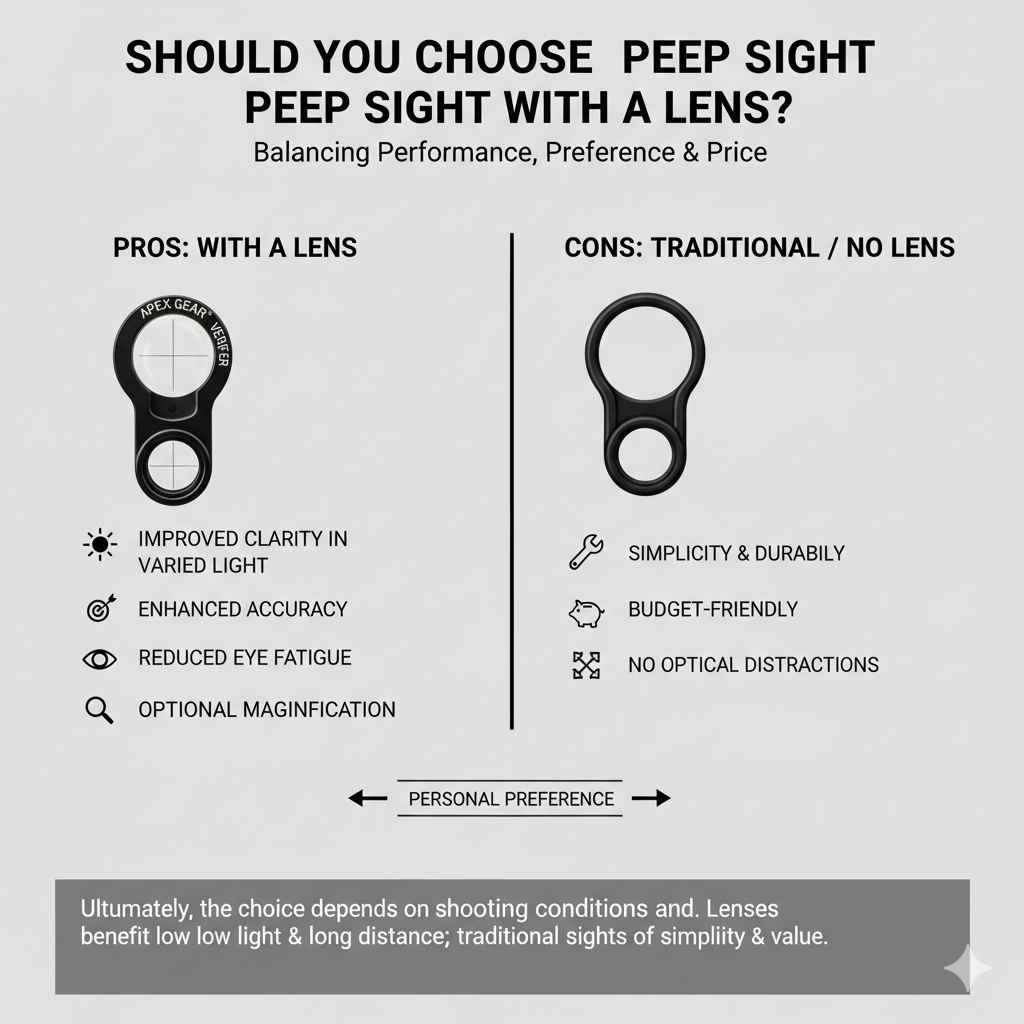 Should You Choose a Peep Sight With a Lens