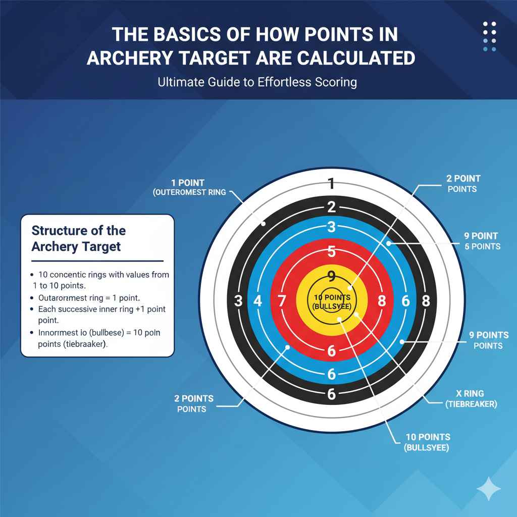 The Basics of How Points in Archery Target are Calculated