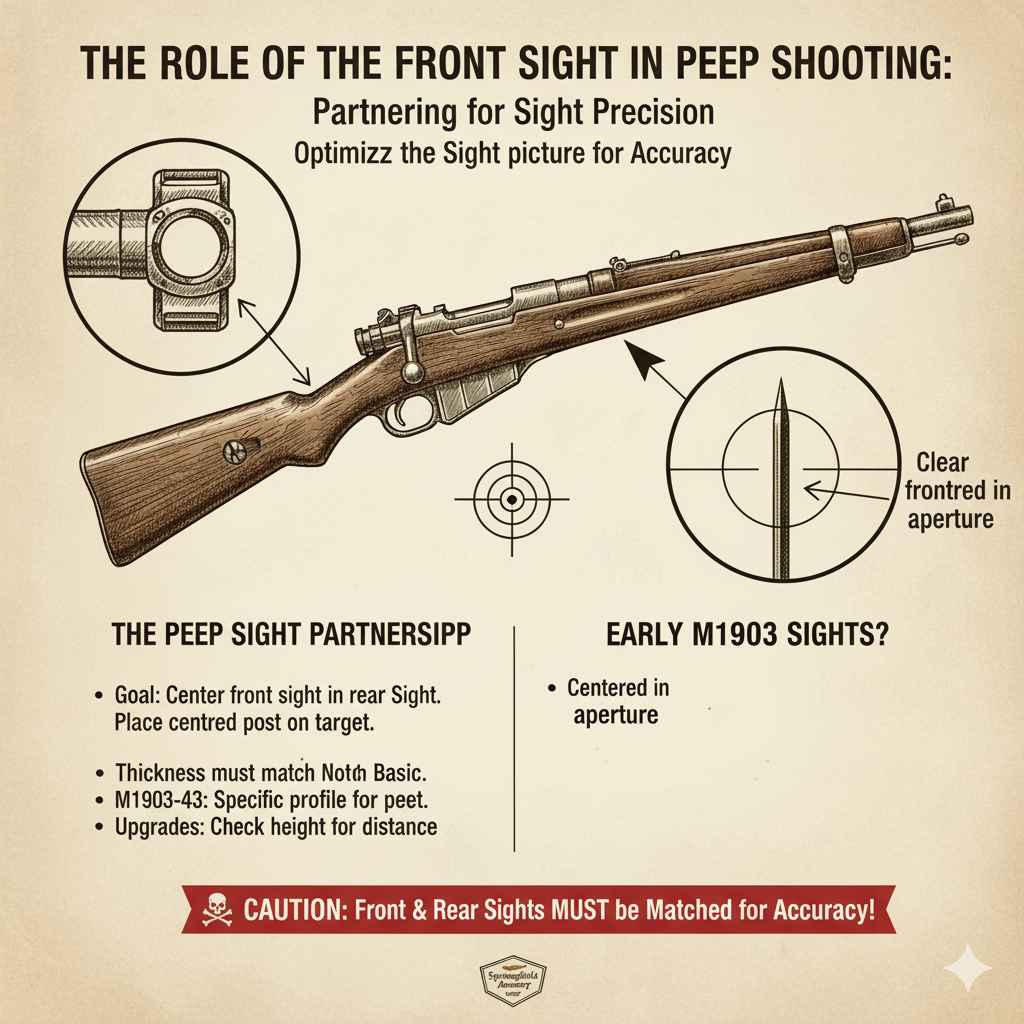 The Role of the Front Sight in Peep Shooting