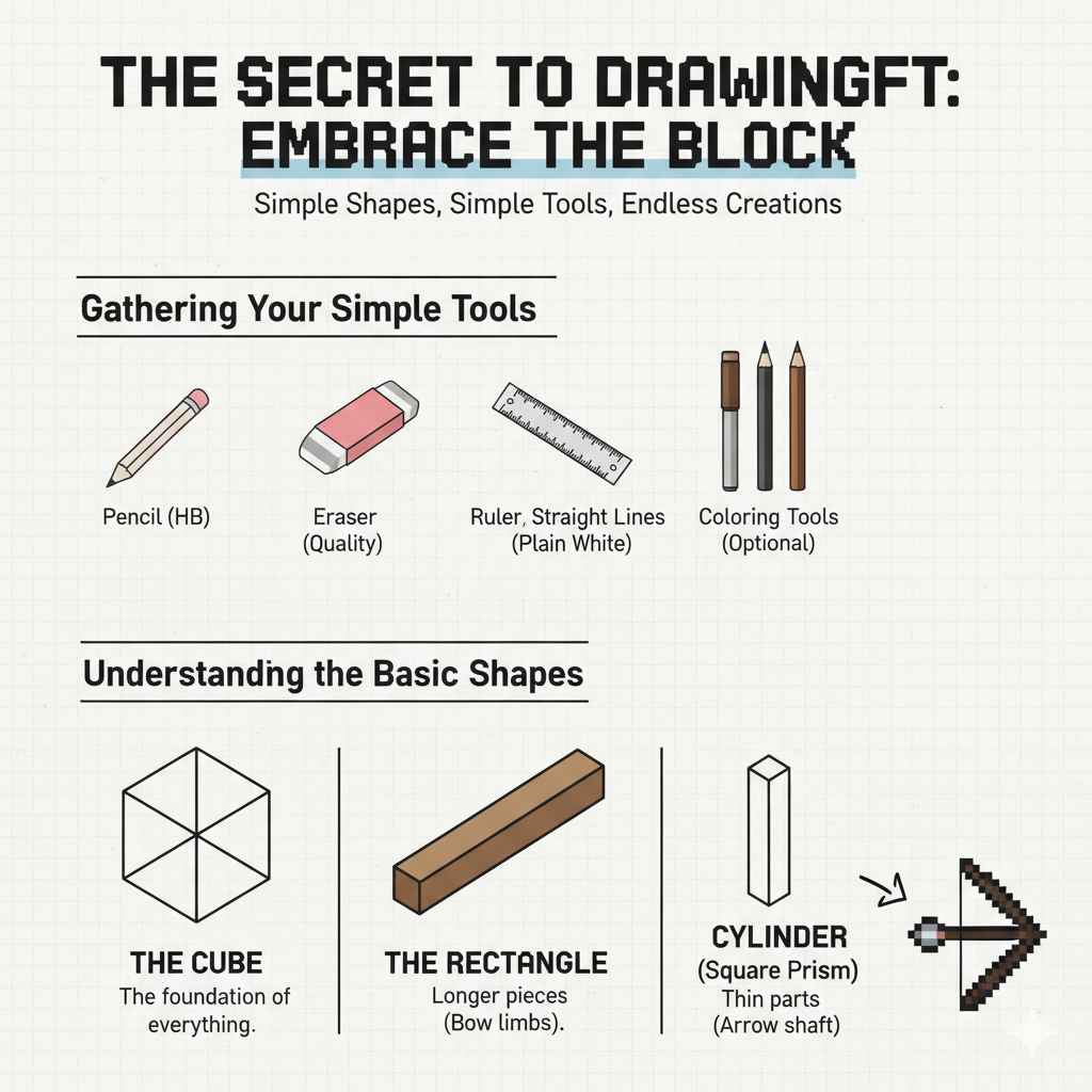 The Secret to Drawing Minecraft Embrace the Block