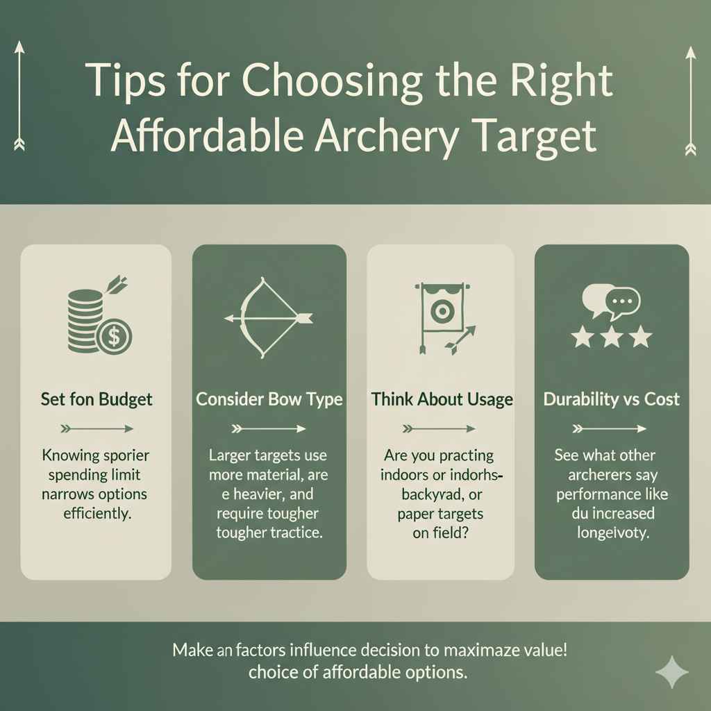 Tips for Choosing the Right Affordable Archery Target