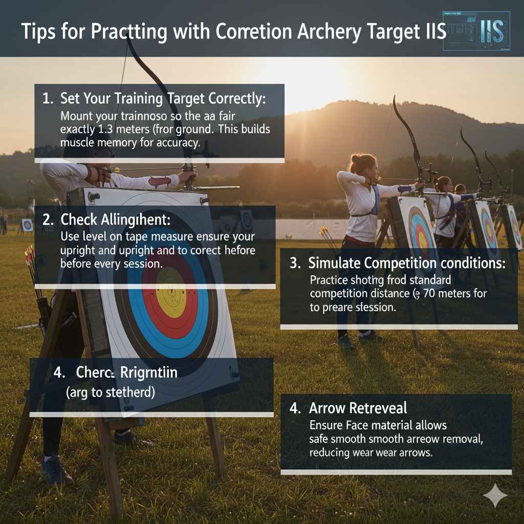Tips for Practicing with the Competition Archery Target IIS
