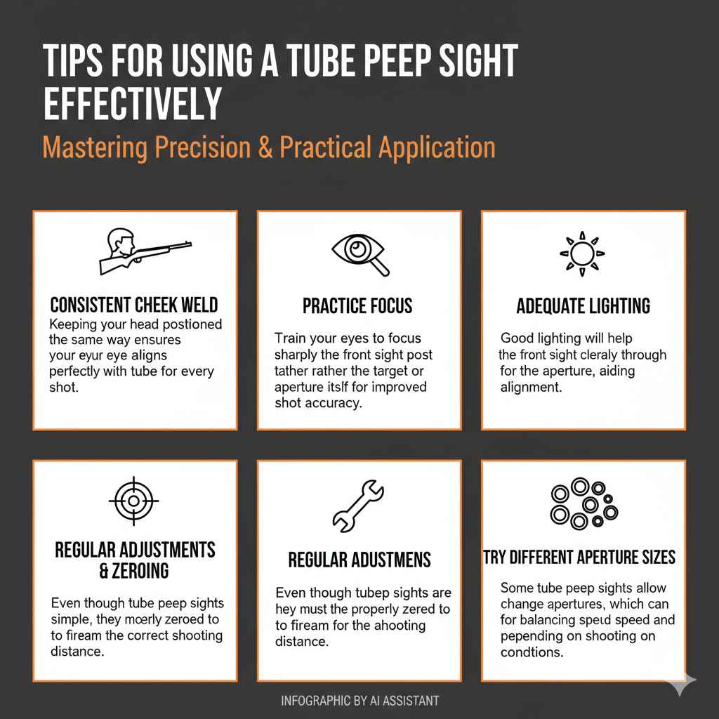 Tips for Using a Tube Peep Sight Effectively