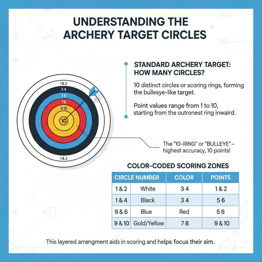 Understanding the Archery Target Circles