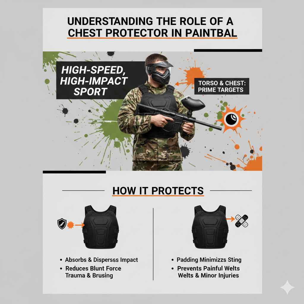 Understanding the Role of a Chest Protector in Paintball