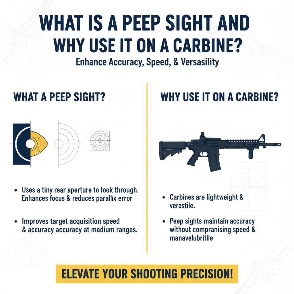 What Is a Peep Sight and Why Use It on a Carbine
