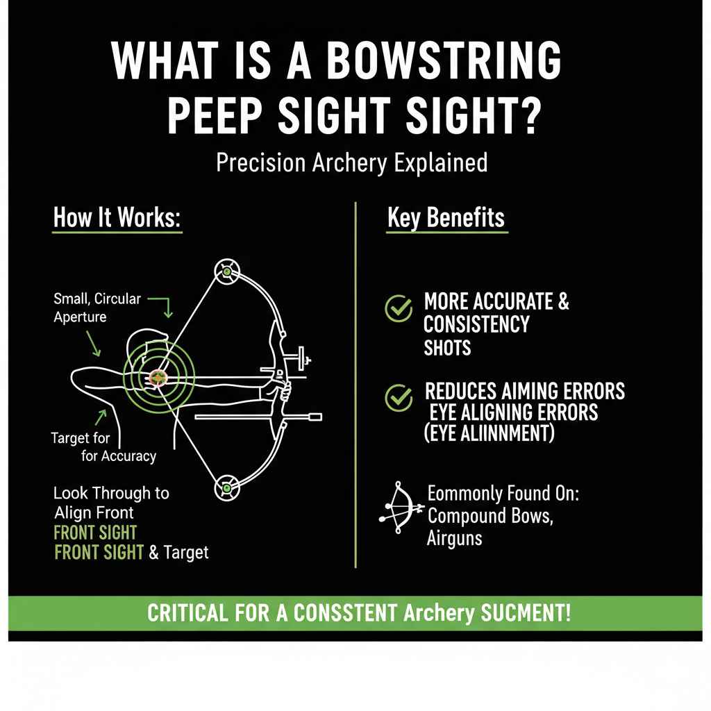 What is a Bowstring Peep Sight