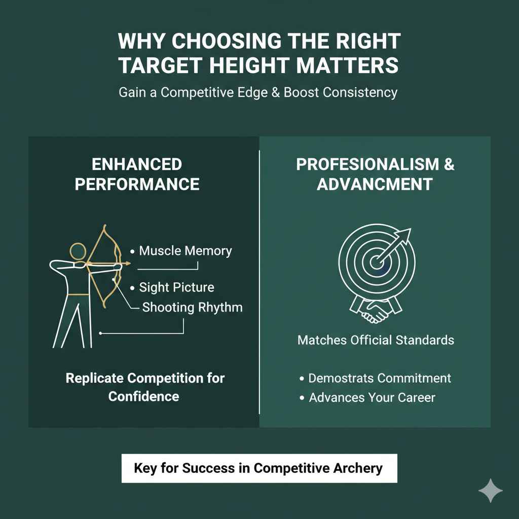 Why Choosing the Right Target Height Matters in Archery