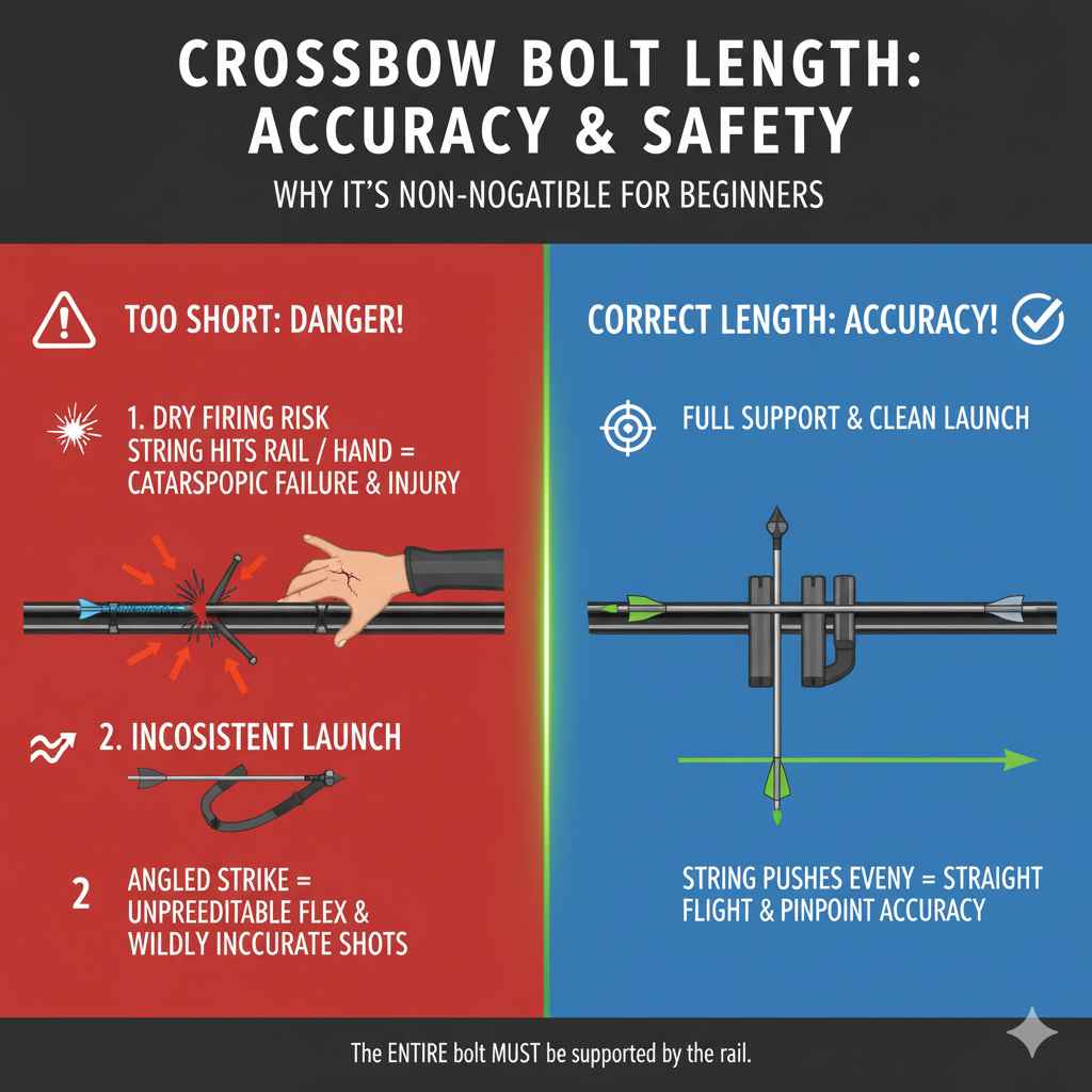 Why Crossbow Bolt Length is Non-Negotiable for Accuracy and Safety