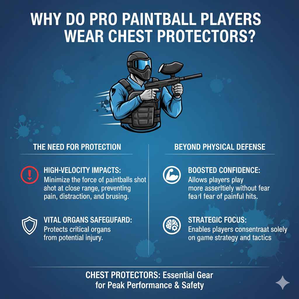 Why Do Pro Paintball Players Wear Chest Protectors