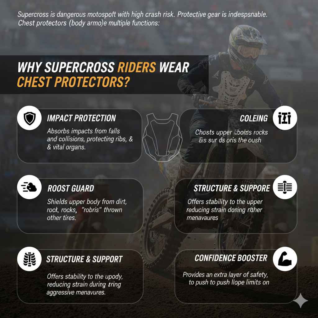 Why Do Supercross Riders Wear Chest Protectors