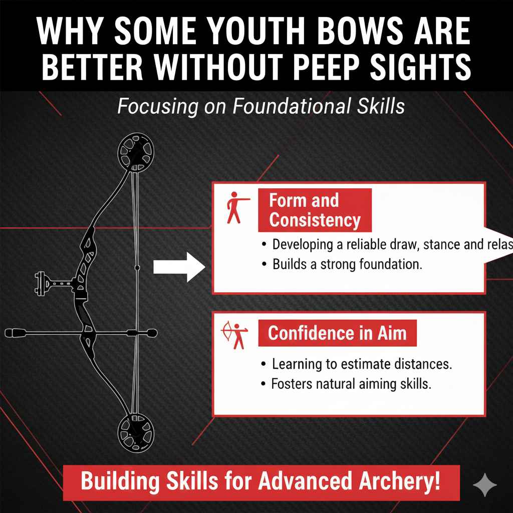 Why Some Youth Bows Are Better Without Peep Sights