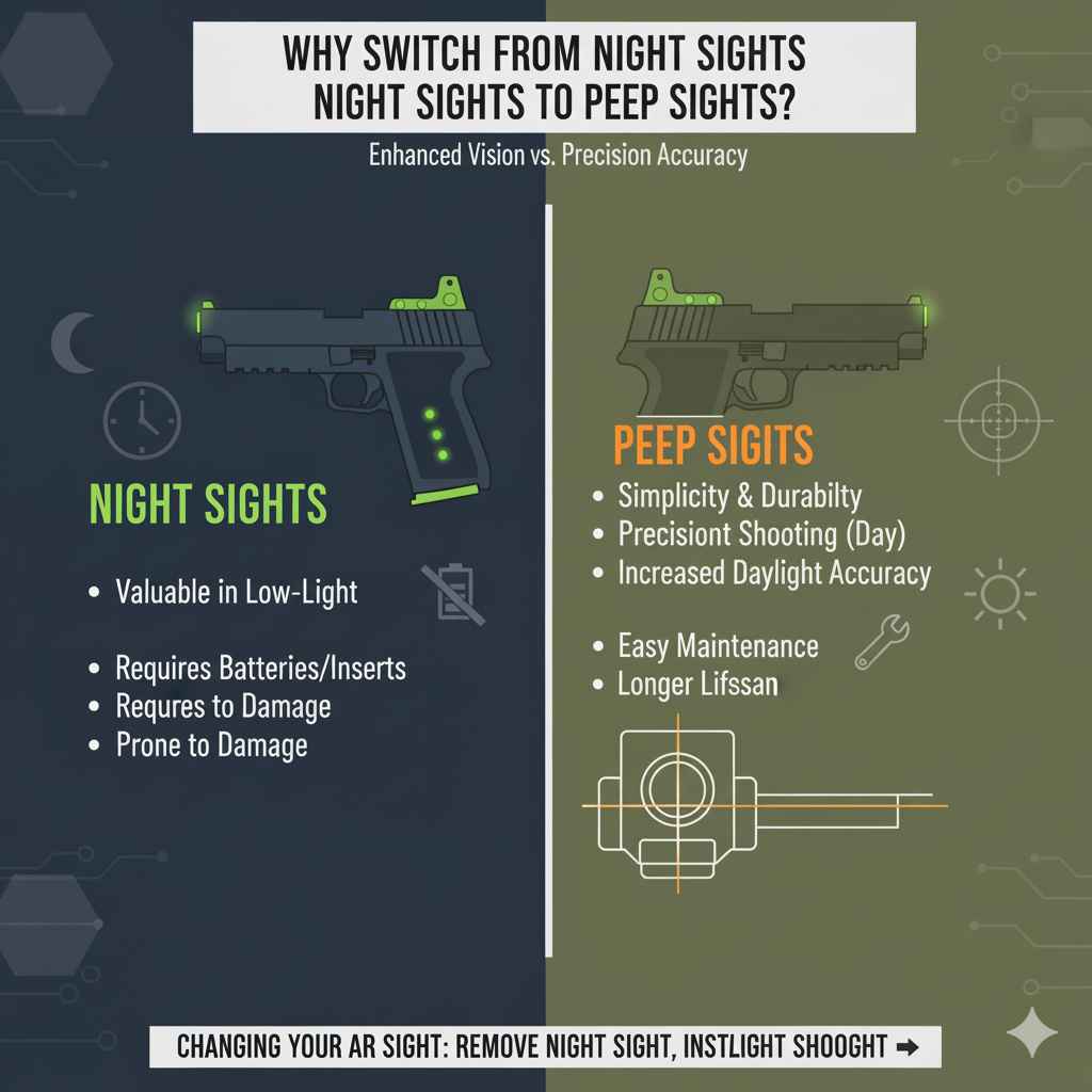 Why Switch from Night Sights to Peep Sights