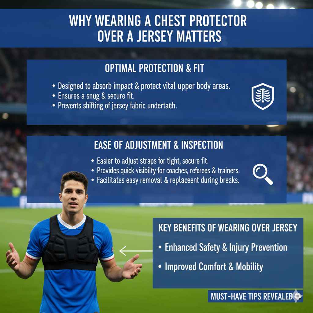 Why Wearing a Chest Protector Over a Jersey Matters