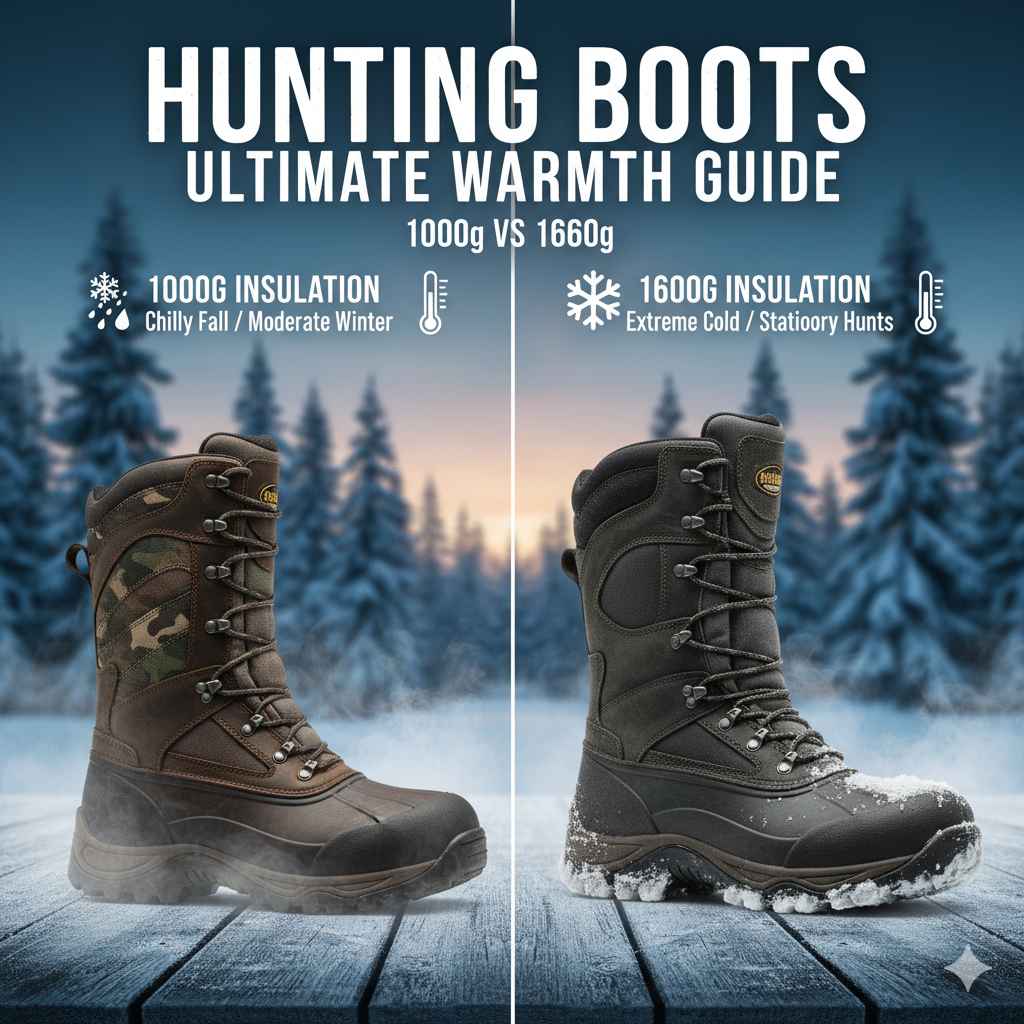 1000g Vs 1600g Hunting Boots Ultimate Warmth Guide