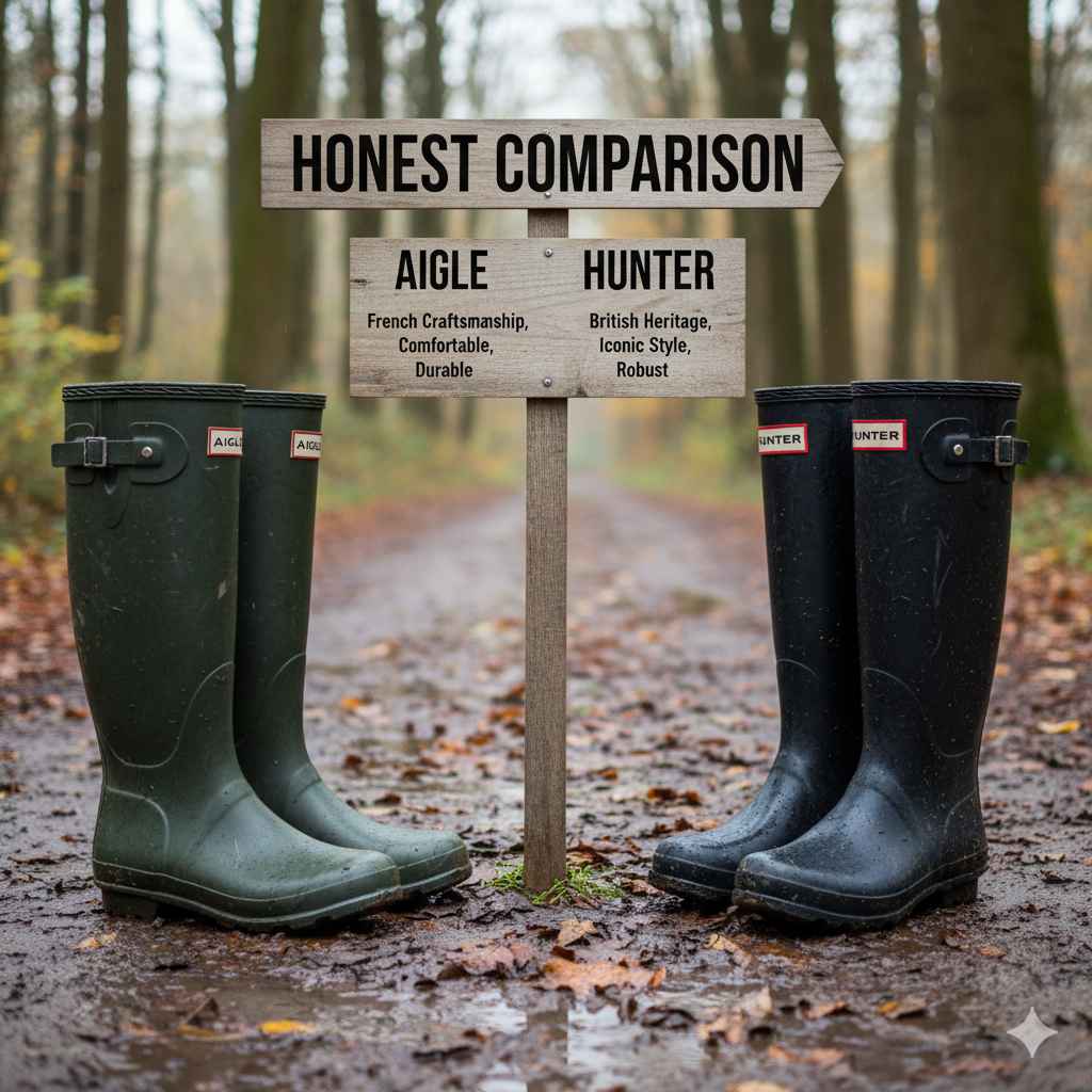 Aigle Rain Boots vs Hunter Honest Comparison