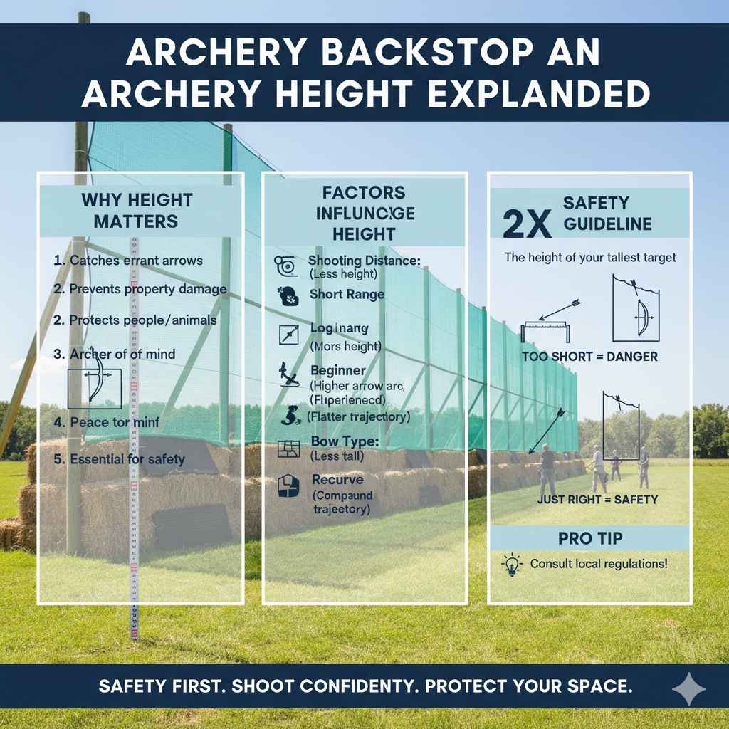 Archery Backstop Height Explained