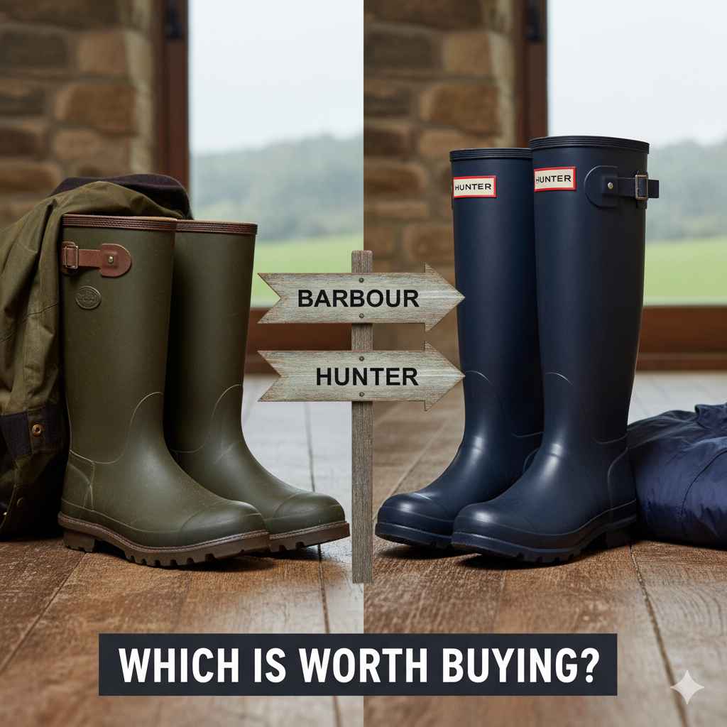 Barbour Vs Hunter Boots Which Is Worth Buying