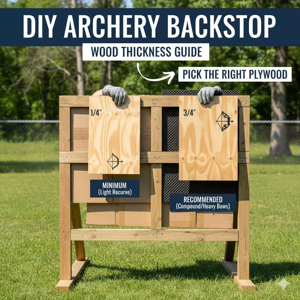 DIY Archery Backstop Wood Thickness