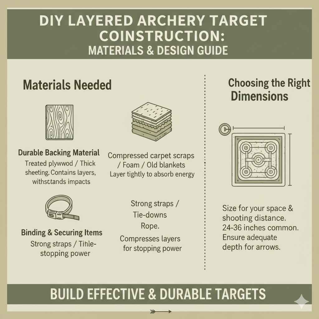 DIY Layered Archery Target Construction