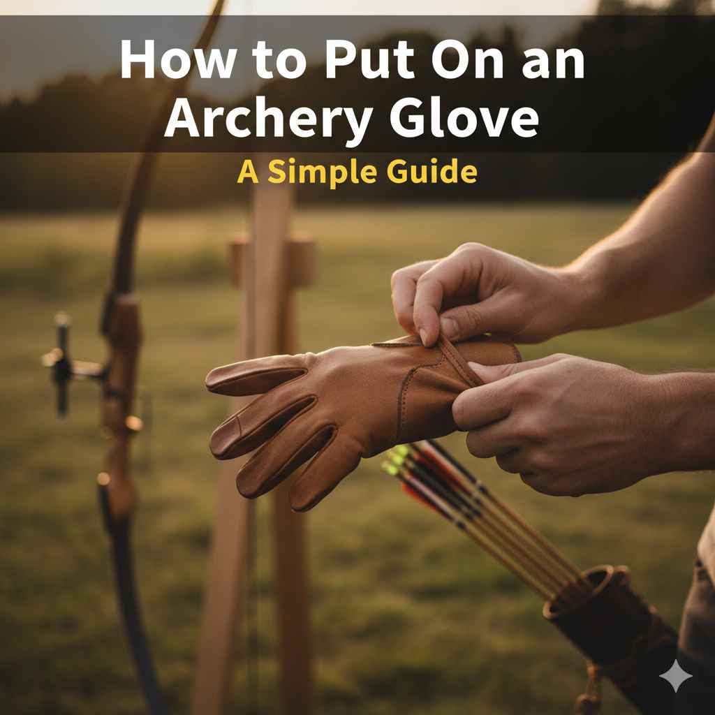 How to Put On an Archery Glove