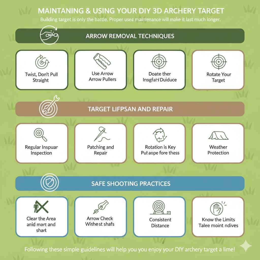 Maintaining and Using Your DIY 3D Archery Target