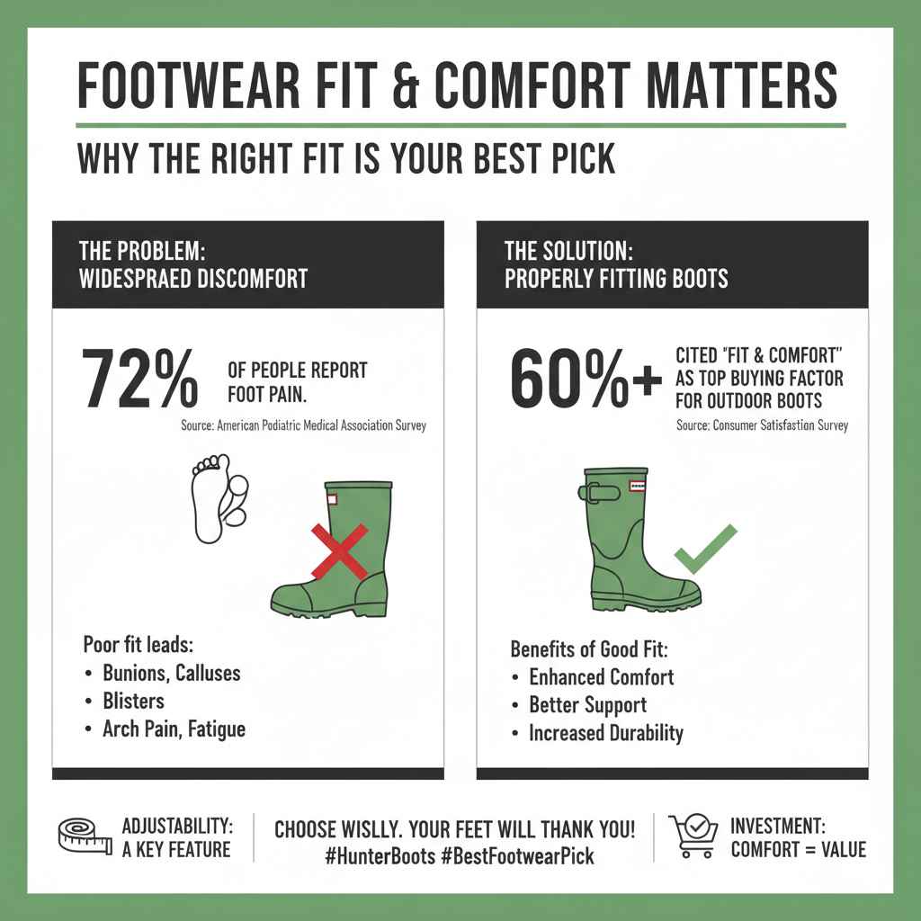 Statistics on Footwear Fit and Comfort