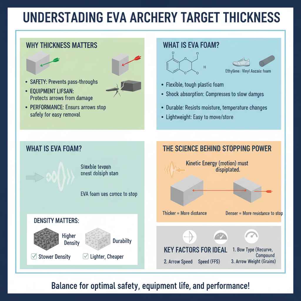 Understanding EVA Archery Target Thickness