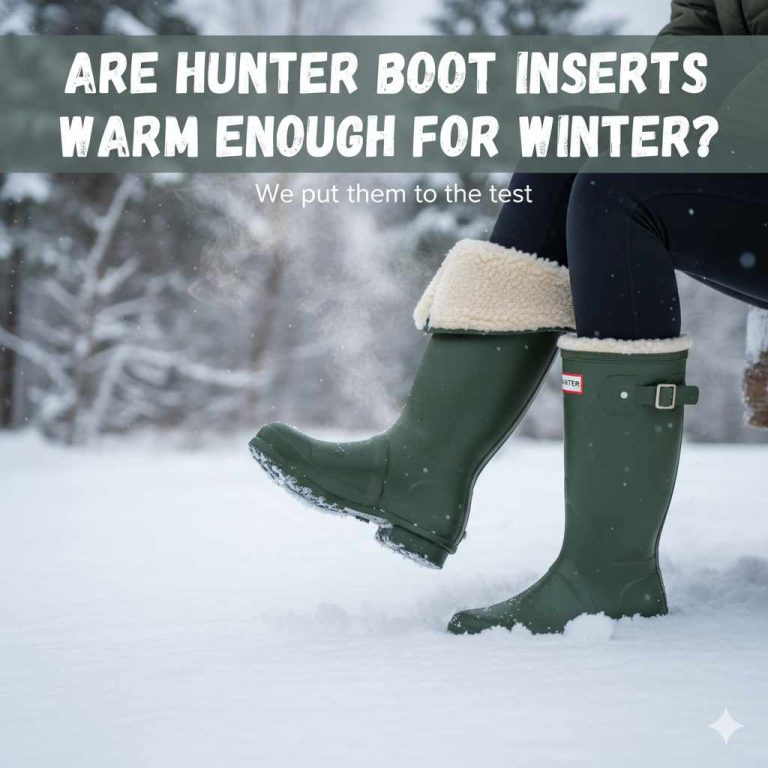 Are Hunter Boot Inserts Warm Enough For Winter