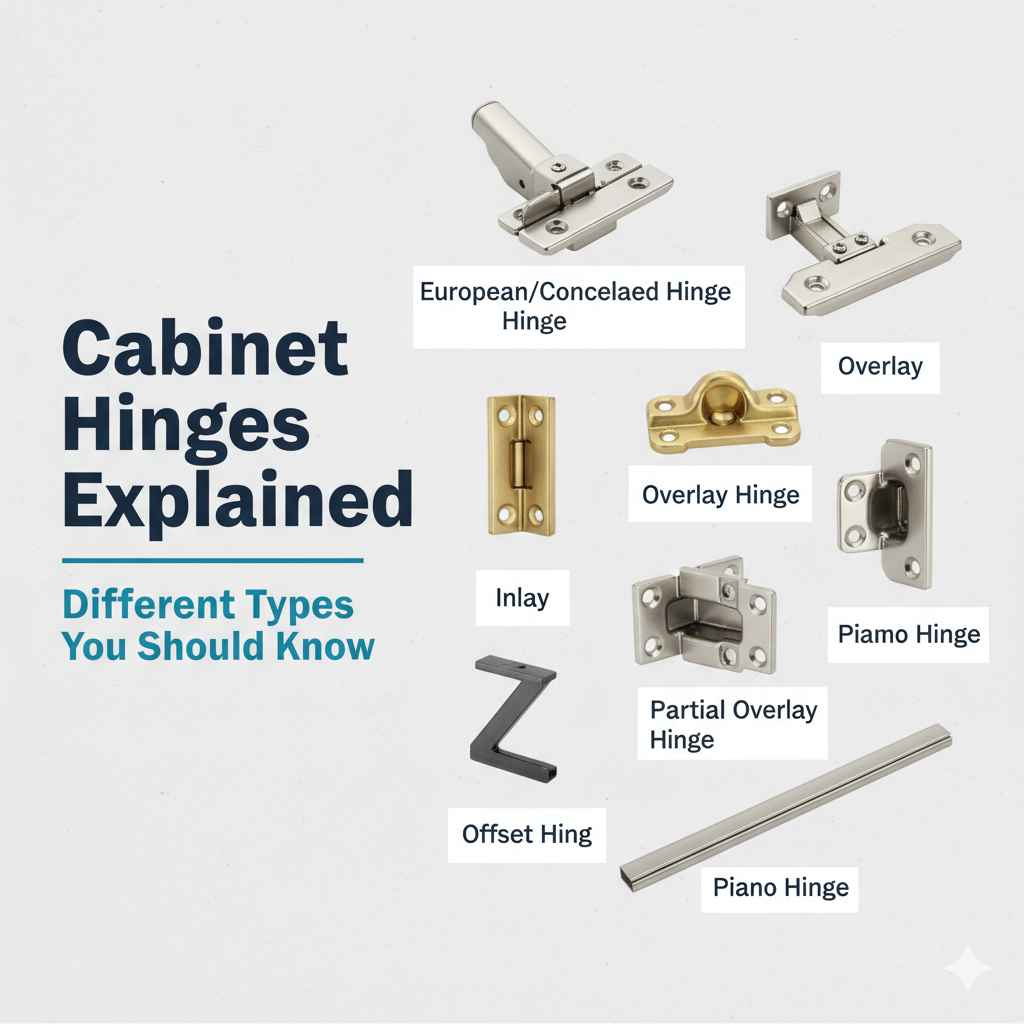 Cabinet Hinges Explained Different Types You Should Know