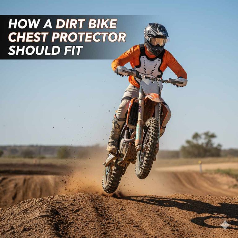How A Dirt Bike Chest Protector Should Fit