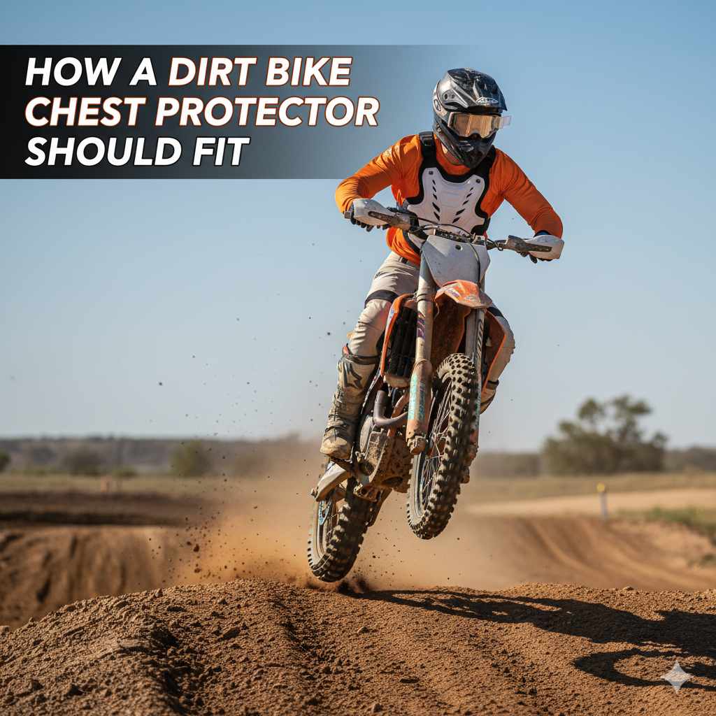 How A Dirt Bike Chest Protector Should Fit
