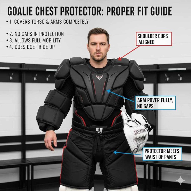 How A Goalie Chest Protector Should Fit Properly
