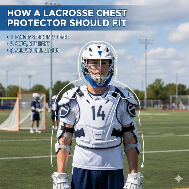 How A Lacrosse Chest Protector Should Fit