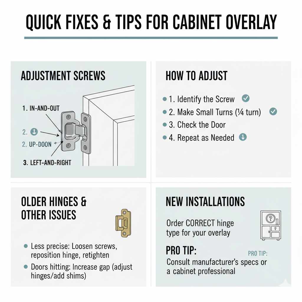 Quick Fixes & Tips for Cabinet Overlay