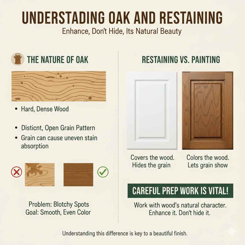 Understanding Oak and Restaining