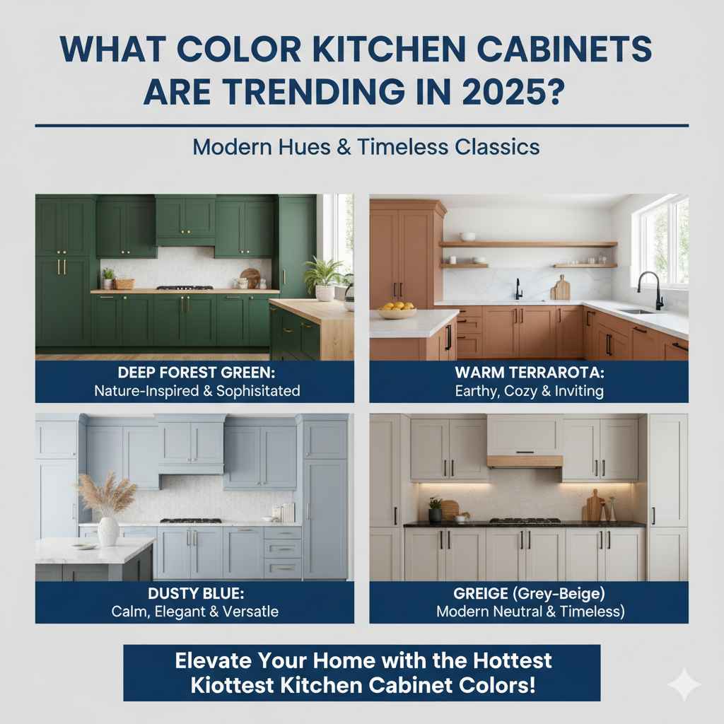 What Color Kitchen Cabinets Are Trending In 2025
