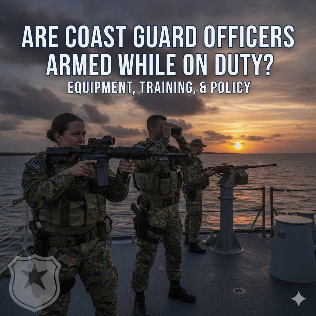 Are Coast Guard Officers Armed While On Duty